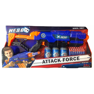 اسباب بازی تفنگ X Hero مدل ATTACK FORCE _اسباب بازی تفنگ